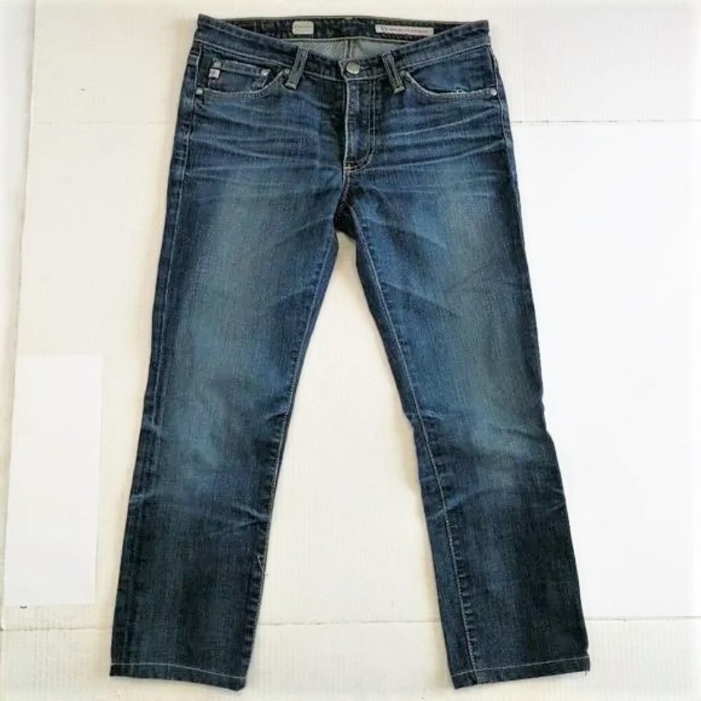 AG Adriano Goldschmeidt Premiere Skinny Straight Crop Jeans, 26 x 23